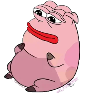 Pink Pepe @stickersb2b