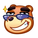 Bear Emoji (@TgSticker)