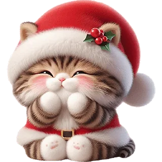 Новогодний котик @Nyasticks