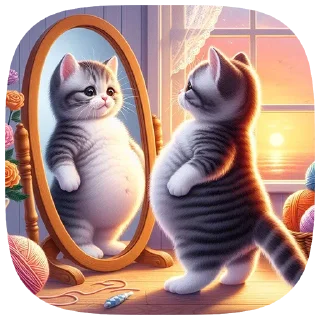 😿
