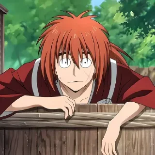 Бродяга кеншин @anime_sticks
