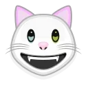 White cat emoji