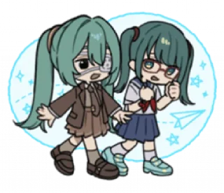 👭