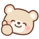 HD pastel bear  ♡  @ririmoji
  by asako (line)
