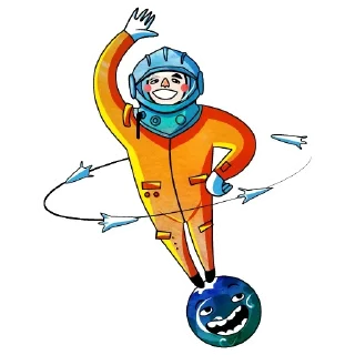 Kosmos Gagarin @stickersb2b