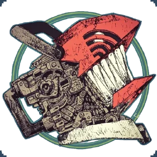 Denji Chainsaw Man @Anak_kucing_stiker