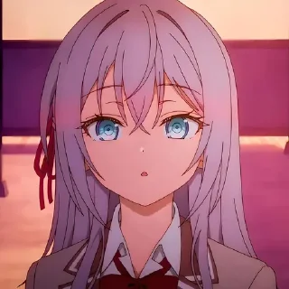 Аля иногда кокентничает @anime_stickerr