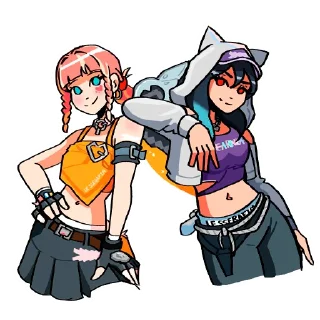 👭