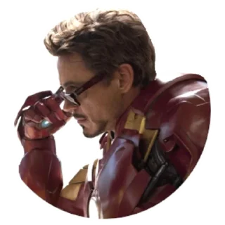 Robert Downey Jr @Stickersey