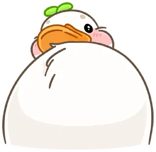 Утошка без надписей @stickers_vk