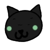 Чёрный кот                      (@TgSticker)
