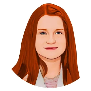 Джинни 👩‍🦰 @stickers_HarryPotter