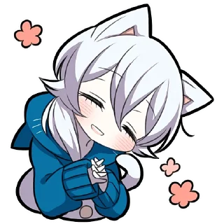 Белый котёнок 4 @Nyasticks