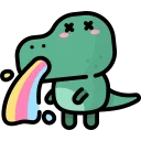 Small Dino @stickersb2b