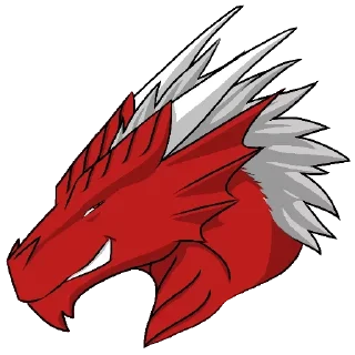 Sexy Red Dragon @stickersb2b