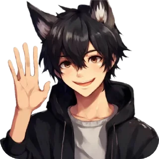 Anime Boy wolf