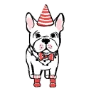 Xmas Dog @stickersb2b