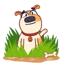 Eddo the Dog :: @AuthorStickers