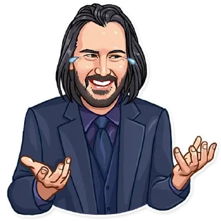 Keanu Reeves Art @stickersb2b