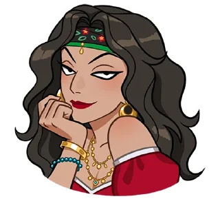 Сабина без текста @stickers_vk