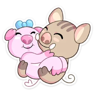 Мистер и Миссис Свин :: @stickroom