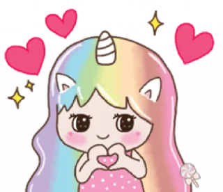 Uni girl in love @Mycute_stickers