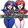 Pomni Stickers @aiSTIKER The Amazing Digital Circus