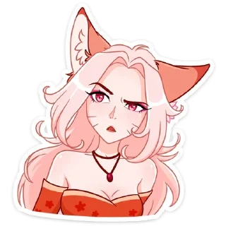 Lady Ai Kitsune @stickers_teleg_telegramstickeri
