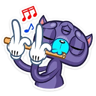 Пси-Кот 2 @stickers_vk без аним