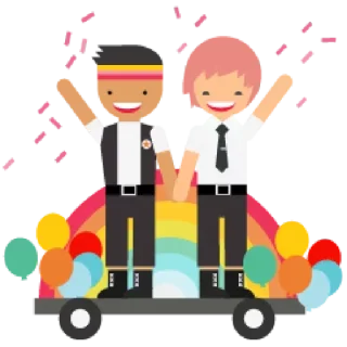 Rainbow for people