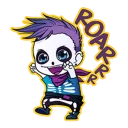 Annu Blue's Halloween Emoticons (Fia)