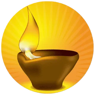 Diya Candle @PunjabiSticker