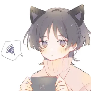 😾