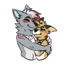 Wolfy Animated @stickersb2b