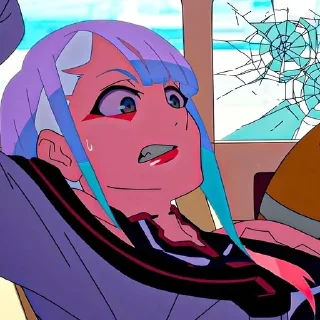 Киберпанк @anime_stickerr