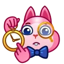 Pink Bunny @TgSticker
