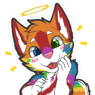 Multicolored @stickersb2b