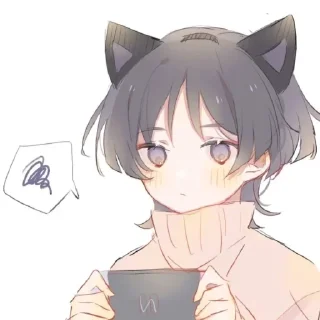 😾