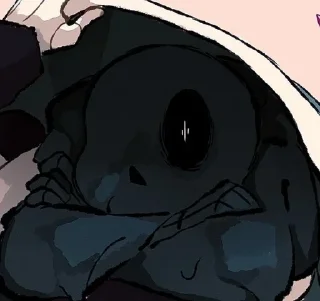 Nightmare Sans`🖤🌙 [ by @stickers_undertale ]