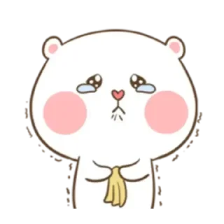 Puffy Rabbit 1 @SbornikStickers