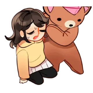 😪