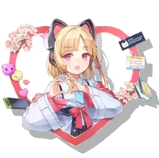 Saiba Momoi @Anak_kucing_stiker
