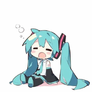 😪