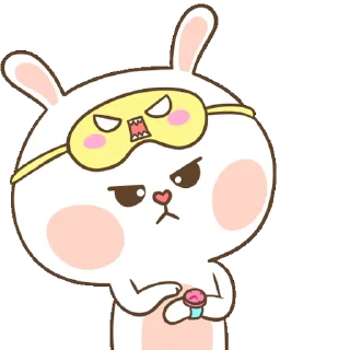 Puffy Rabbit 1 Anim @SbornikStickers