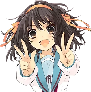 The Melancholy of Haruhi Suzumiya :: @line_stickers