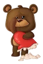 Teddy Bear Stickers @stickersb2b