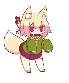 Kemomimi-chan by @carlysticker