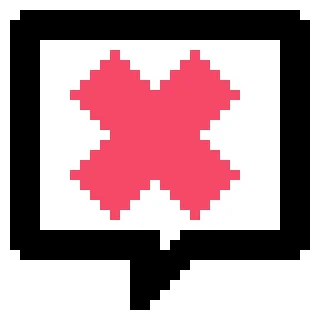 ❌