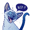 Luna the Oriental Cat