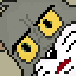 😾